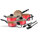 Jogo de Panelas Antiaderente 8 Peças - Teflon