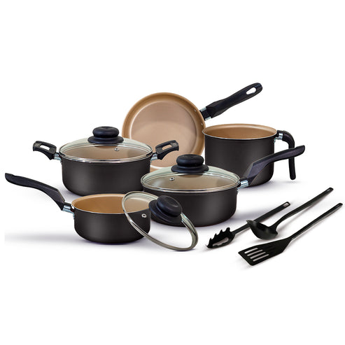 Jogo de Panelas Antiaderente 8 Peças - Teflon