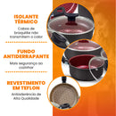 Jogo de Panelas Antiaderente 8 Peças Disegno - Teflon