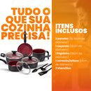 Jogo de Panelas Antiaderente 8 Peças Disegno - Teflon