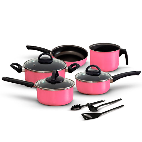 Jogo de Panelas Antiaderente 8 Peças - Teflon