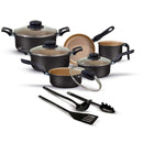 Marpal - Jogo de Panelas Antiaderente 9 Peças - Teflon