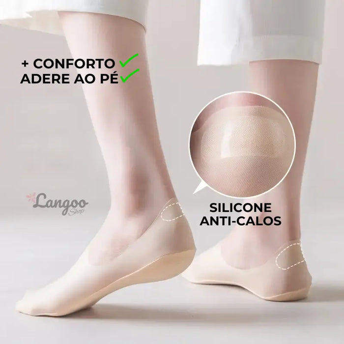 Meias Invisíveis Ortopédicas ConfortLife® - [SOMENTE HOJE COMPRE 3 LEVE 5]