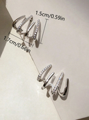 LANÇAMENTO | Brincos Quatro Pontas - Folheado a Ouro 18k + FRETE GRÁTIS