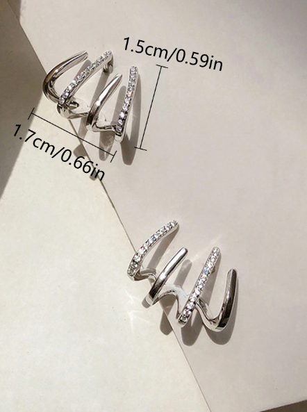 LANÇAMENTO | Brincos Quatro Pontas - Folheado a Ouro 18k + FRETE GRÁTIS