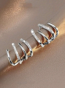 LANÇAMENTO | Brincos Quatro Pontas - Folheado a Ouro 18k + FRETE GRÁTIS