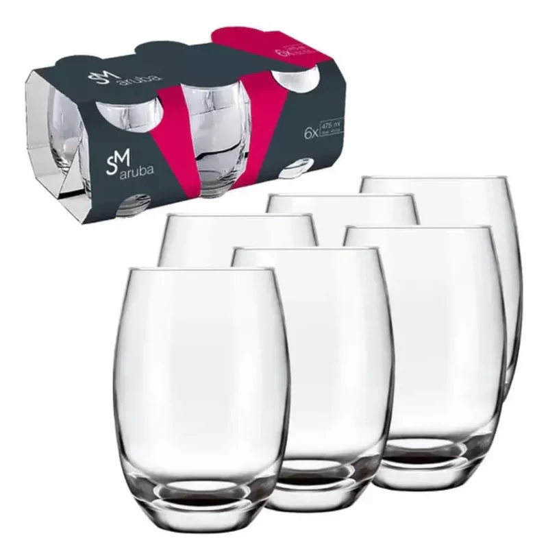 Kit com 15 Potes Herméticos de Vidro + 10 Copos de Vidro Aruba de Brinde 4.9  (319 Ava