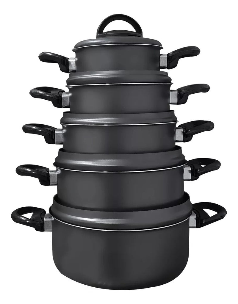 Jogo De Panelas 5 Peças Antiaderentes - Teflon