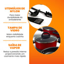 Jogo de Panelas 17 Peças Antiaderente - Brinde Panela Pressão