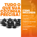 Jogo De Panelas 13 Peças Antiaderente - Teflon