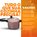 Panela De Pressão 4,5 Litros Revestimento Antiaderente