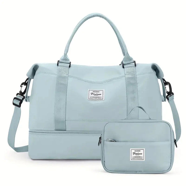 Bolsa-Mala Impermeável com Bolsos Multifuncionais - Elegância Urbana + BRINDE