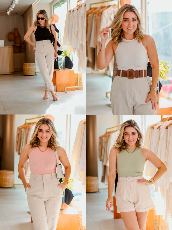 [Compre 3 e Leve 4] Regata Marie - Para Mulheres Elegantes | Últimas 19 Unidades (Promo Inicio de Mês)